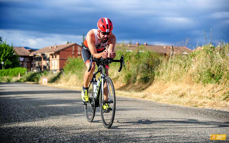 Raul atleta club 3d triatlon madrid en el triatlón Riaza
