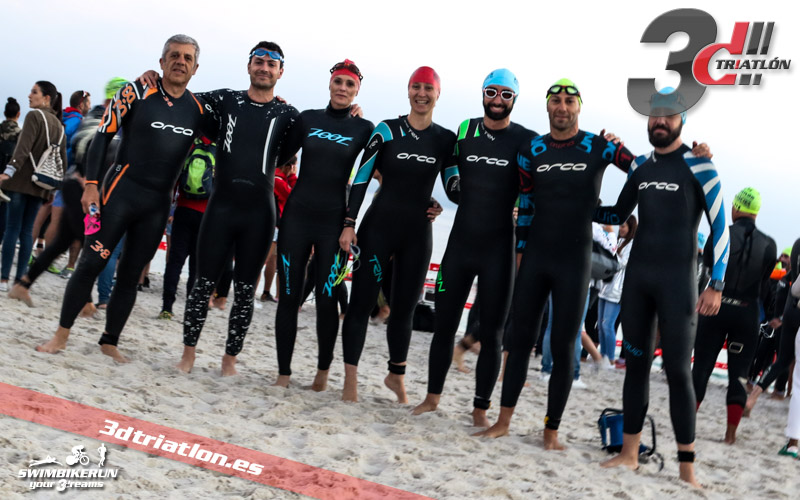 fotos triatlon islas cies 2018 club 3d triatlon madrid