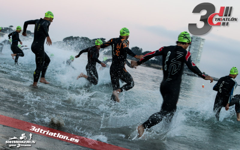 fotos triatlon islas cies 2018 club 3d triatlon madrid