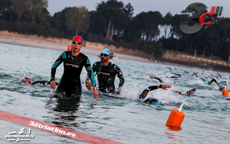 fotos triatlon islas cies 2018 club 3d triatlon madrid