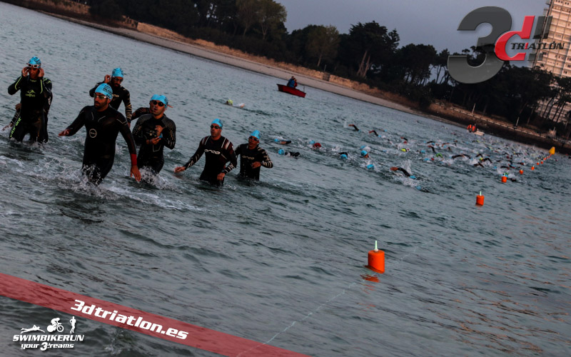 fotos triatlon islas cies 2018 club 3d triatlon madrid