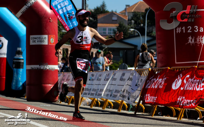 fotos triatlon islas cies 2018 club 3d triatlon madrid