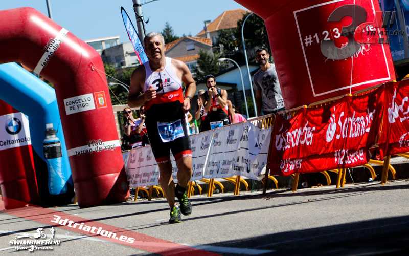 fotos triatlon islas cies 2018 club 3d triatlon madrid