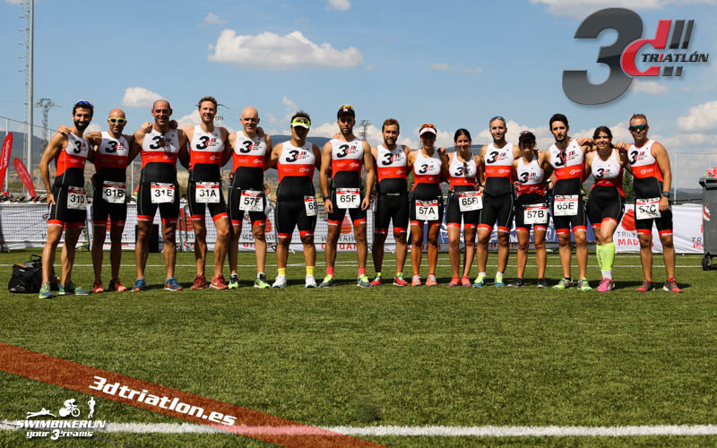 fotos triatlón contrarreloj por equipos 2018 club 3d triatlón madrid