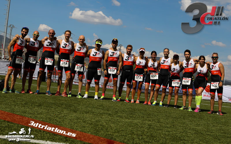 fotos triatlón contrarreloj por equipos 2018 club 3d triatlón madrid