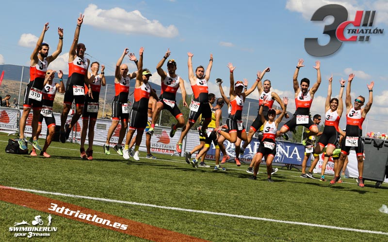 fotos triatlón contrarreloj por equipos 2018 club 3d triatlón madrid