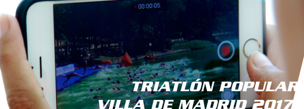 fotos triatlón popular villa de madrid 2017