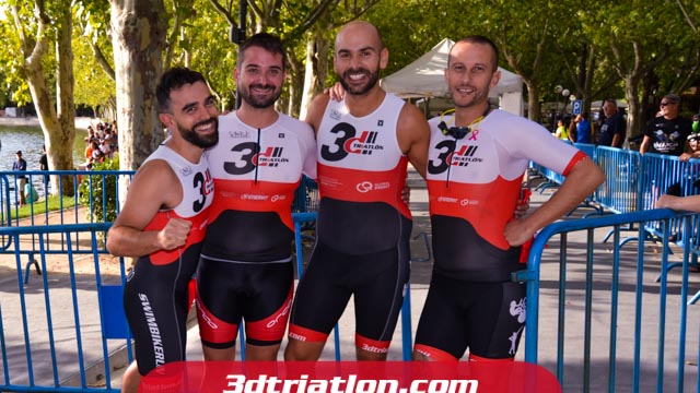 fotos del triatlon contrarreloj por equipos 2019 club de triatlón madrid