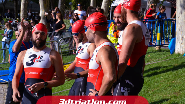 fotos del triatlon contrarreloj por equipos 2019 club de triatlón madrid