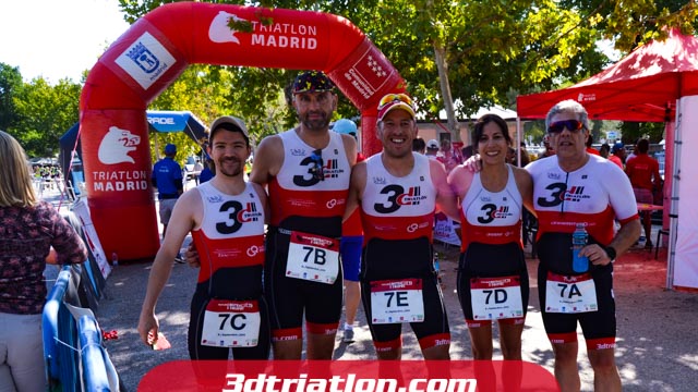 fotos del triatlon contrarreloj por equipos 2019 club de triatlón madrid