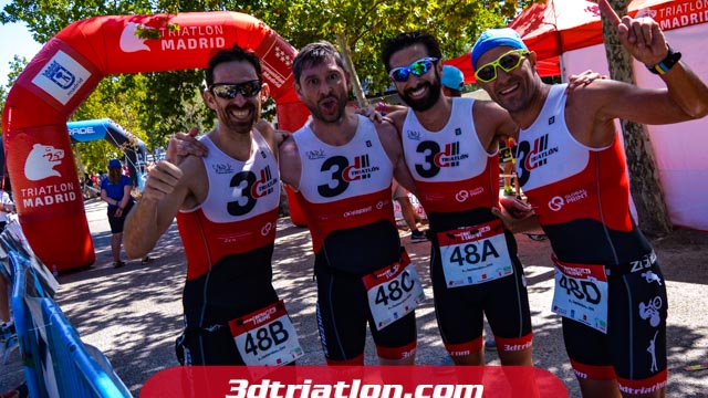 fotos del triatlon contrarreloj por equipos 2019 club de triatlón madrid