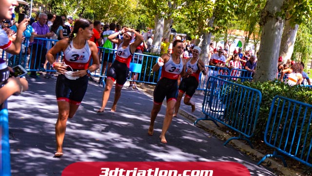 fotos del triatlon contrarreloj por equipos 2019 club de triatlón madrid
