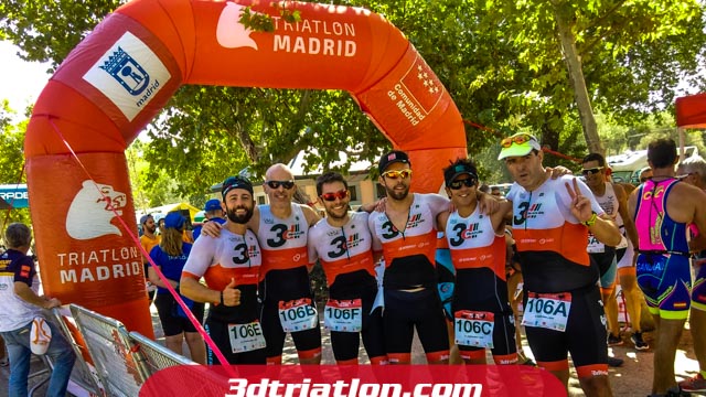 fotos del triatlon contrarreloj por equipos 2019 club de triatlón madrid