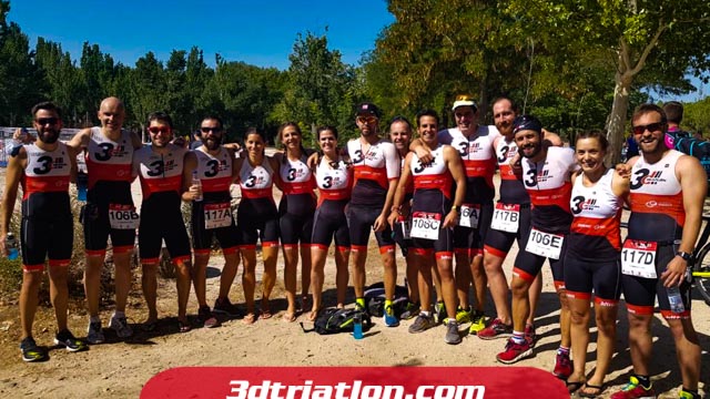 fotos del triatlon contrarreloj por equipos 2019 club de triatlón madrid