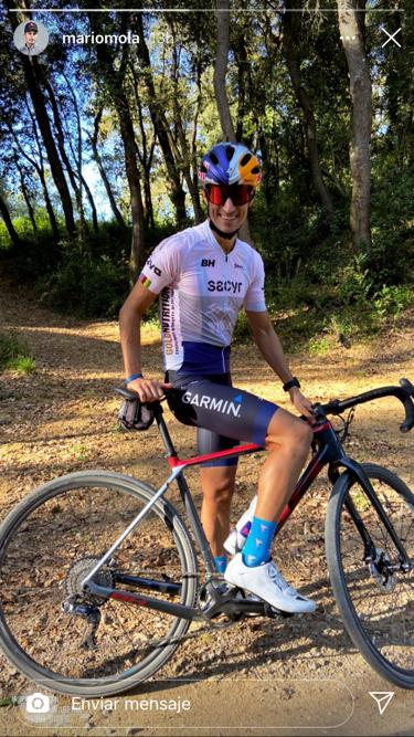 mario mola en el periodo de transición de la temporada club 3d triatlón madrid